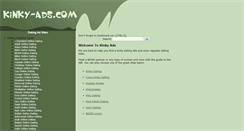 Desktop Screenshot of kinky-ads.com
